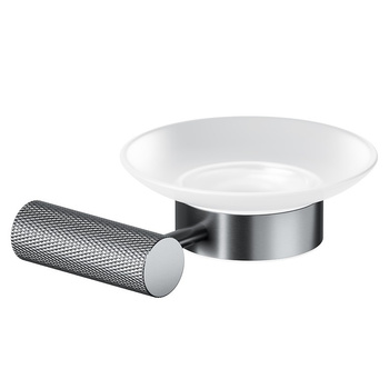 Cersanit mydelniczka ścienna Zen czarna gun metal S951-896