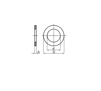 Asmet podkładka okrągła poszerzona M03 DIN9021 1kg ocynk