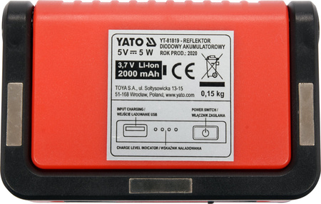 Yato reflektor przenośny 5W COB 300lm YT-81819