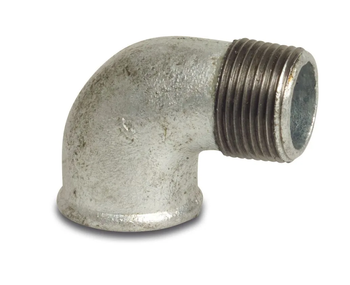 Profec kolano 90 stopni GWxGZ 1/2" żeliwo ocynkowane 1009204