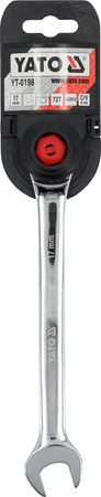 Yato klucze płasko-oczkowe z grzechotką 17mm YT-0198