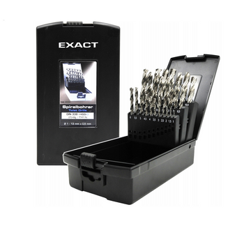 Exact zestaw wierteł do metalu HSS-G DIN 338 typ N 25 sztuk 32004