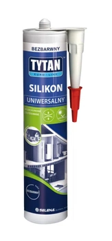 Tytan silikon uniwersalny Euro Line 280ml bezbarwny