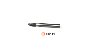 Exact pilnik obrotowy owalny długi 10mm forma H 72404