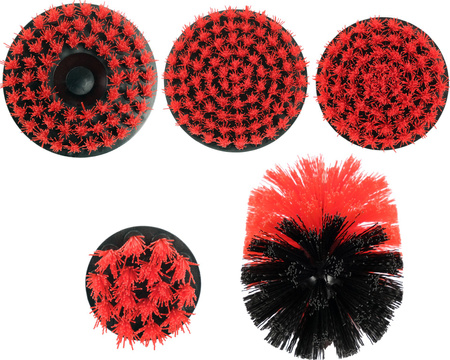 Yato zestaw szczotek na wiertarkę 5 sztuk hex YT-47777