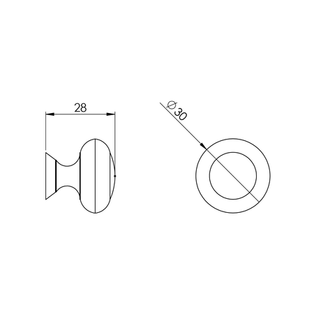 Elita uchwyt gałka Gold 168291