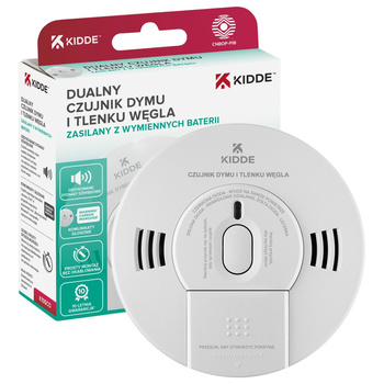 Kidde dualny czujnik dymu i tlenku węgla K10SCO