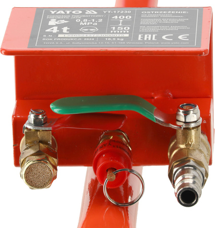 Yato podnośnik pneumatyczny bałwanek 4t YT-17230