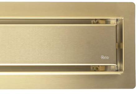 REA odpływ liniowy Neox złoty szczotkowany odwracalny 2w1 60cm Rea-G4892