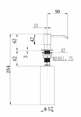 Alveus dozownik Callas czarny 1129076