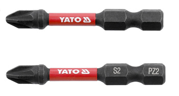 Yato bity udarowe 1/4"x50mm PZ2 2 sztuki YT-78044