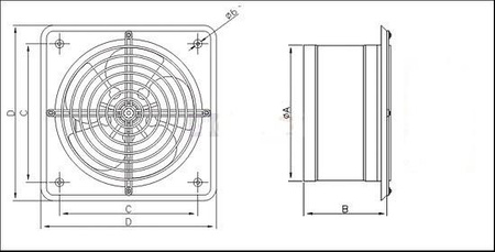 Dospel wentylator przemysłowy WB-S 150 007-3815