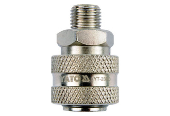 Yato szybkozłącze gniazdo D gwint zewnętrzny 1/4" YT-2390