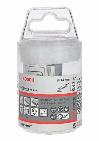 Bosch diamentowa przecinarka Best for Ceramic Dry Speed 14x30 z systemem X-LOCK 2608599027