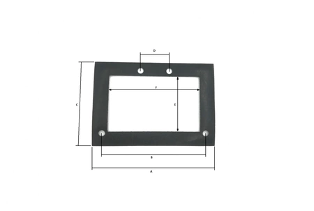 Uszczelka do wentylatora piecowego duża