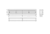 Dospel kratka drzwiowa KD 70x450 007-1491