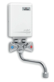 Wijas ogrzewacz przepływowy wody Perfect 400 z baterią i wylewką 210mm