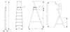 Drabex drabina domowa ekonomiczna 1,32m 1202