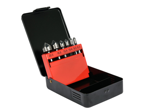 Yato pogłębiacze do metalu 6,3 - 20,5 mm hex 6-częściowy YT-44729