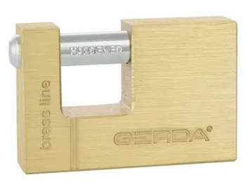 Gerda kłódka trzpieniowa mosiężna KMT T7510A
