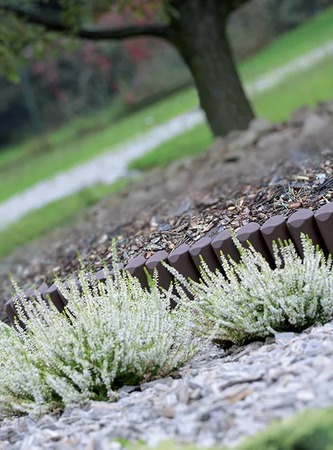 Prosperplast palisada ogrodowa Border brązowa IPBO-R222