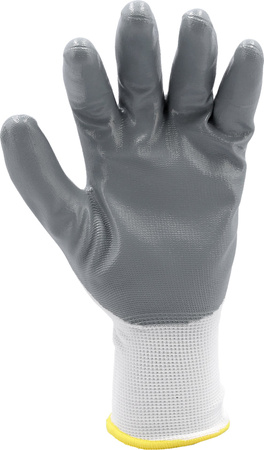 Yato rękawice robocze nylon nitryl białe rozmiar 10 YT-7474