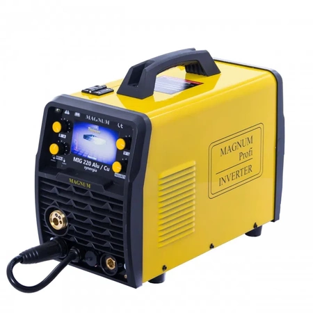 Magnum półautomat spawalniczy MIG 220 ALU/CU Synergia LCD