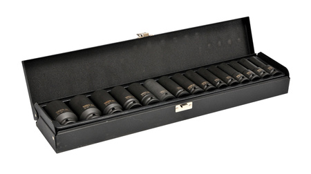 Yato zestaw nasadek udarowych głębokich1/2" 10-32mm 15sztuk YT-1055