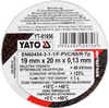 Yato taśma izolacyjna biała 19mmx20m YT-81656