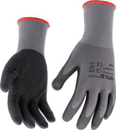 Yato rękawice nitrylowe nakrapiane rozmiar 9 YT-74758