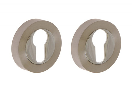 B-Harko tarczka okrągła szyld nikiel satyna do klamek Salix, Larix, Morus, Cornus, Alnus TA-HR-111