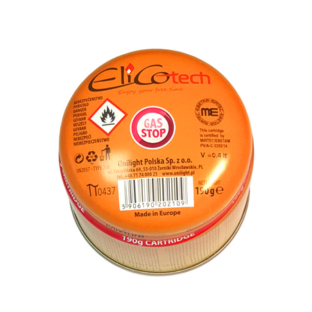 Elico gaz uniwersalny przebijany 190g 60190