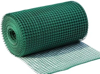 Siatka ogrodowa rabatowa plastikowa zielona 0,6m 1mb