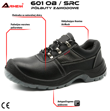 Arhem obuwie ochronne 601 OB SRC rozmiar 44 ARH-75-601-44-OB-SRC