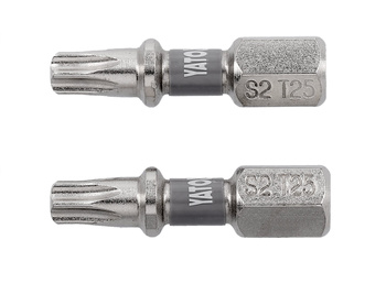 Yato bity 1/4"x25mm T25 Ni 2 sztuki YT-78014