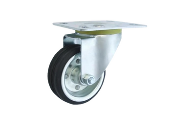 Zabi koło metalowo-gumowe 80 w obudowie skrętnej symbol 3L