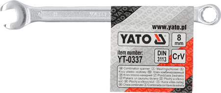 Yato klucz płasko-oczkowy 8mm YT-0337