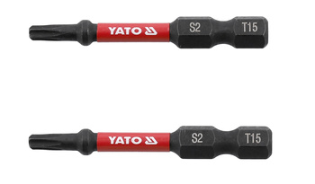 Yato bity udarowe 1/4"x50mm T15 2 sztuki YT-78052