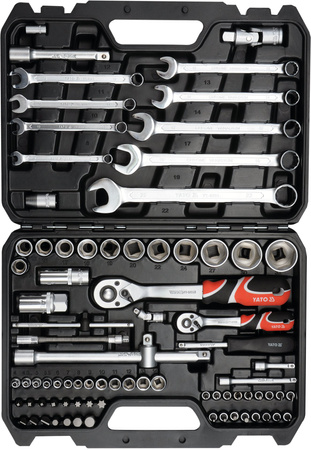 Yato zestaw narzędziowy 1/2" L 82-elementowy YT-12691