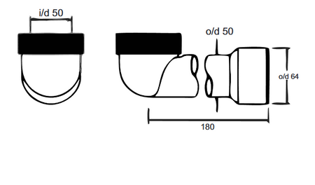 McAlpine syfon pisuarowy pionowy HC-US50