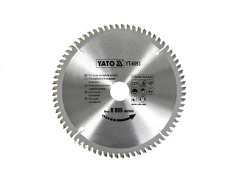 Yato tarcza widiowa do aluminium 210x72Tx30 YT-6093