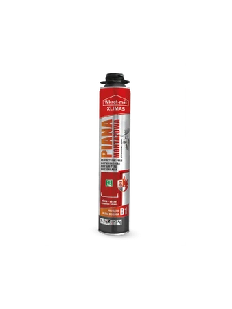 Wkręt-Met piana montażowa ogniochronna FIRE-FOAM 750ml pistoletowa PMPF-750