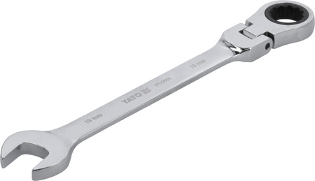 Yato klucz płasko-oczkowy z grzechotką i przegubem 19mm YT-1685
