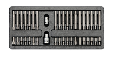 Yato wkład do szuflady końcówki wkrętakowe 40-elementów YT-5538