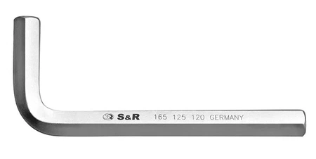 S&R klucz trzpieniowy imbusowy krótki 9,0mm 165106090