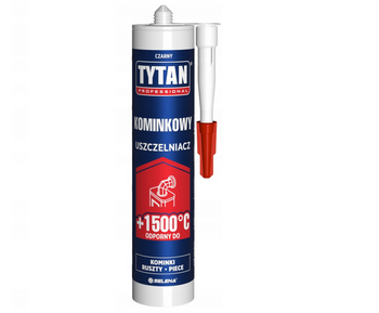 Tytan uszczelniacz kominkowy 280ml czarny