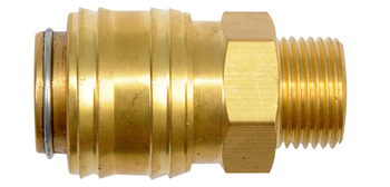 Yato szybkozłącze mosiężne gwint zewnętrzny G3/8" YT-24095