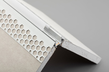 Hogert profil LED GLAX kątowy zewnętrzny do płyt GK 3m