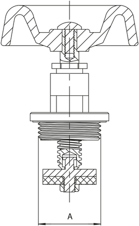 Diamond głowica do zaworu żeliwnego 1" ART.2600GŁ-25