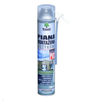 Piana montażowa wężykowa Silverbaum PVC 750ml niskoprężna